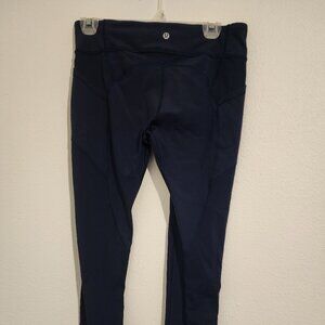 Lululemon All the Right Places II Low Rise 28" Women's Size 8 True Navy Blue